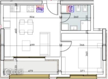 Apartament 1+1 në shitje, Rruga Hoxha Tahsim — foto 2