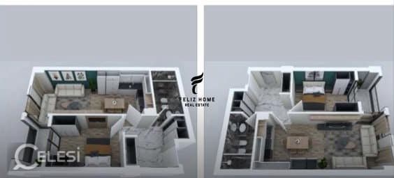 Apartament 1+1 në shitje, STACIONI I TRENIT — foto 2